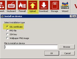 Review of the ViewSonic Raspberry Pi 3 Thin Client VDM Upload SSL 1