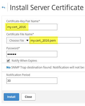 Netscaler and Certificates: The Easy Way Blogs Ns Install Cer