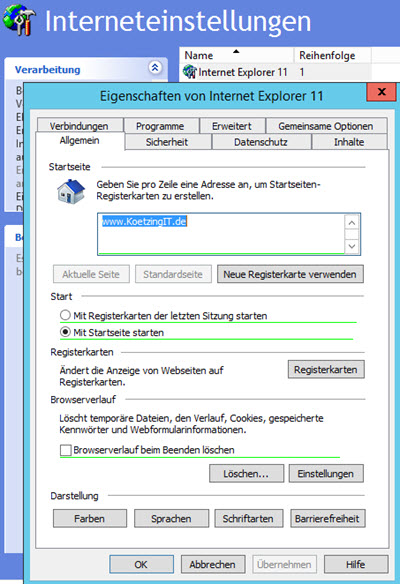 Web Browsers, Part 1: Microsoft Internet Explorer Blogs Ie Settings Gpo