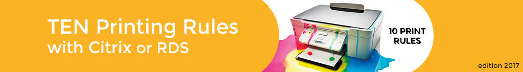 The Ten Rules for Printing in Citrix Blogs Ten Banner V2