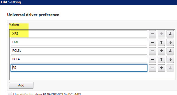 Große Spool-Dateien mit Citrix UPD (EMF) News Upd Preference