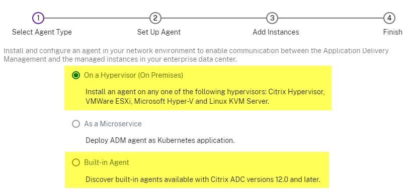 Citrix Cloud ADM: Teil 2 - Deployment des ADM-Agenten Adm Deploy Aents