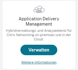 Citrix Cloud ADM: Teil 2 - Deployment des ADM-Agenten Adm Start De